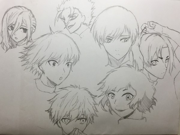 落書き模写
