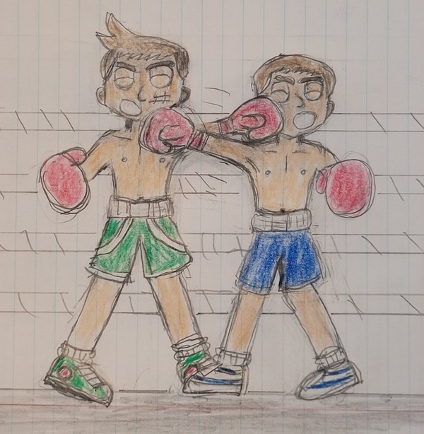 Jumpy vs Jake!  Cross Counter!