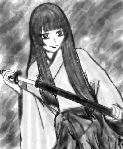 戦う巫女さん