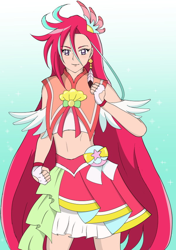 キュアフラミンゴ描いてみました
