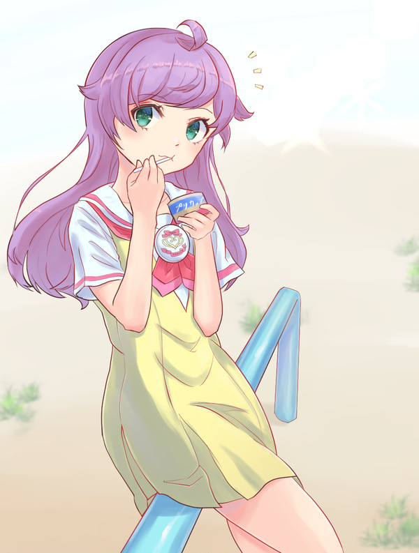 髪おろし姿のらぁら氏