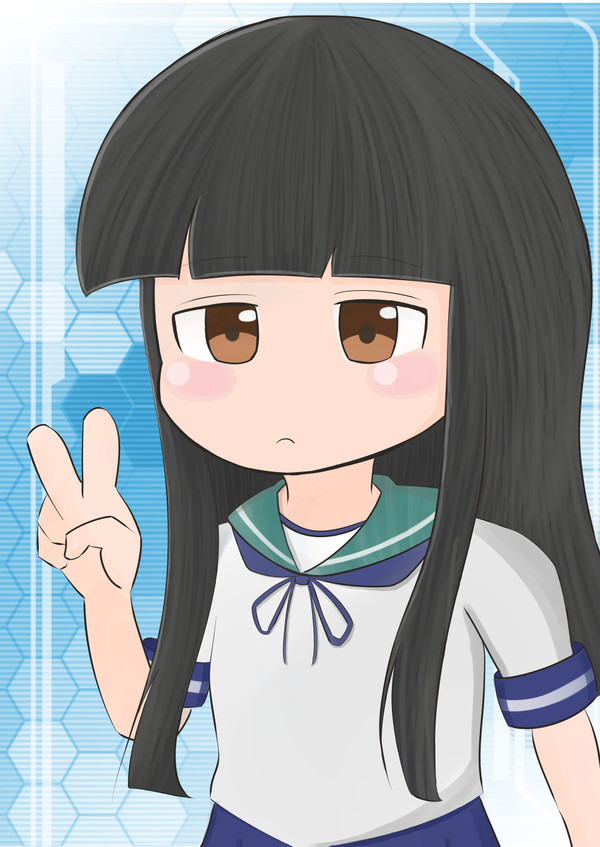 初雪ちゃん「…ぶい。」