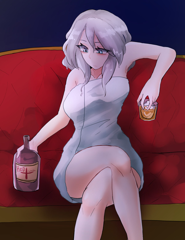 夜に虚しく時間を潰してる咲夜さん