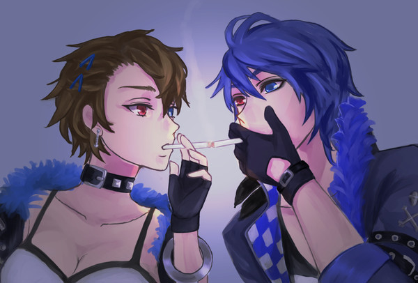 マジェワイでシガーキス