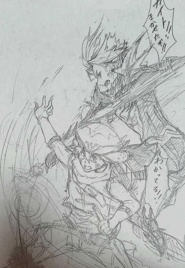 鉛筆らくがき