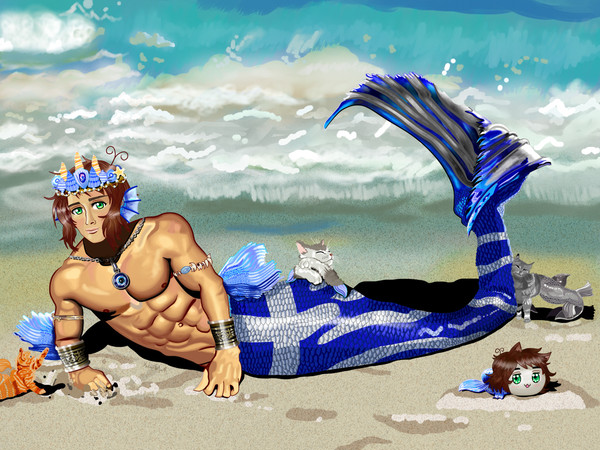 Herakles the Triton
