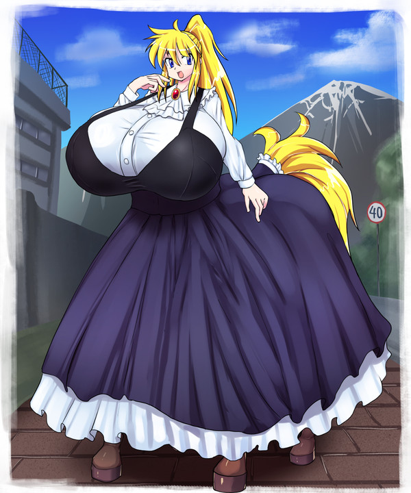 馬チンポをチラ見せしてくるケンタウロス娘