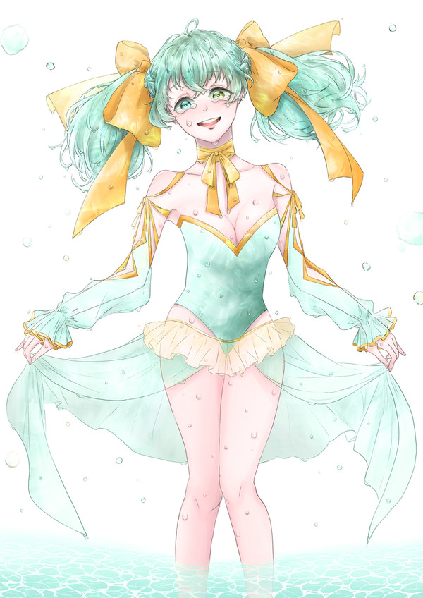 春の水滴