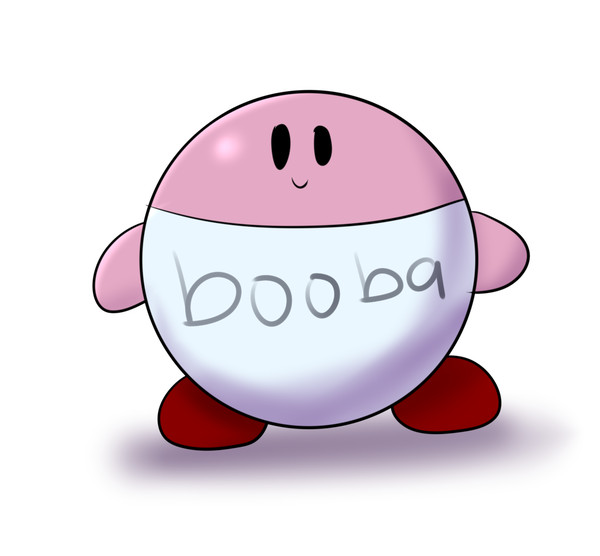 kirby loves boobs