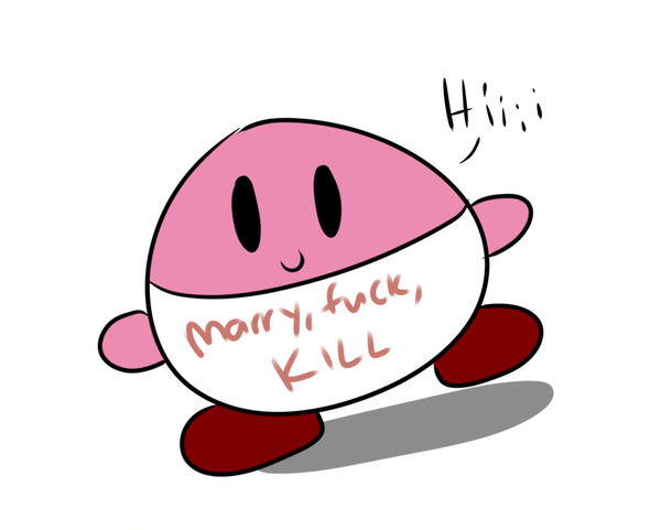 Kirby says hi