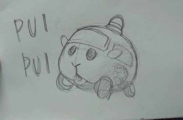 モルカー　落書き