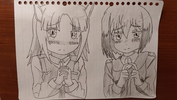 発進しませんより  ロスマン先生とエーリカ