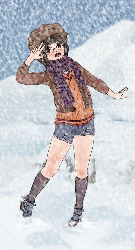 雪がよく降るね
