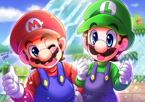 マリオ&ルイージお絵描きログ+…その7