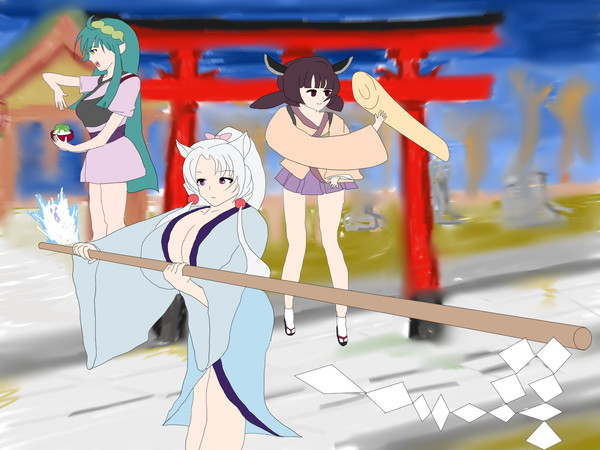 東北三姉妹　神社
