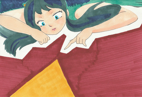 パジャマじゃまだ　模写
