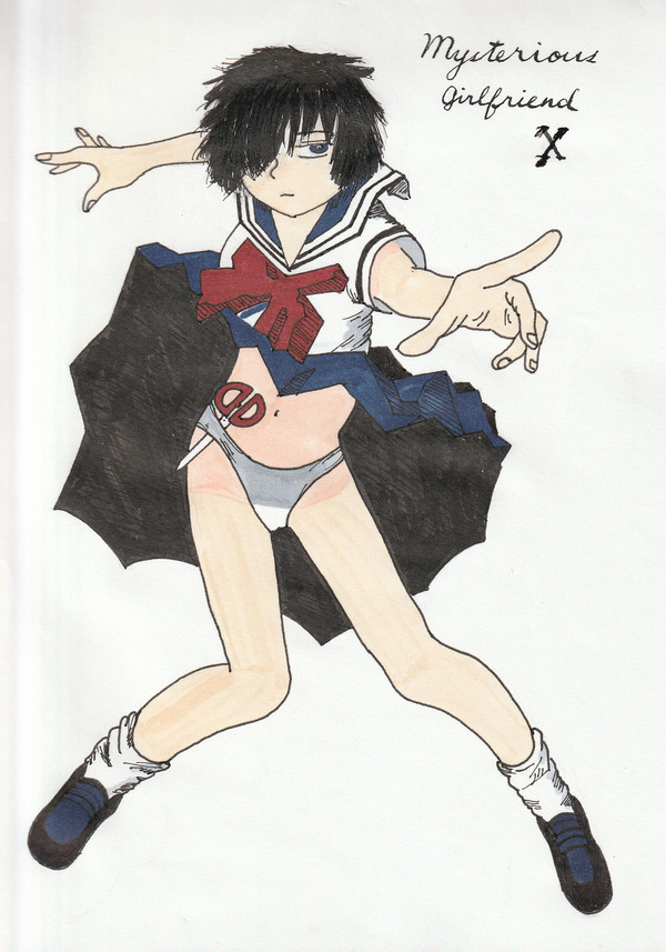 謎の彼女X　模写