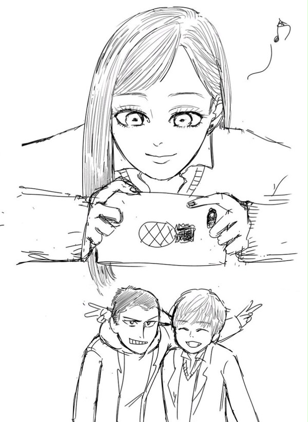 らくがき2枚〜絵柄が定まらん〜