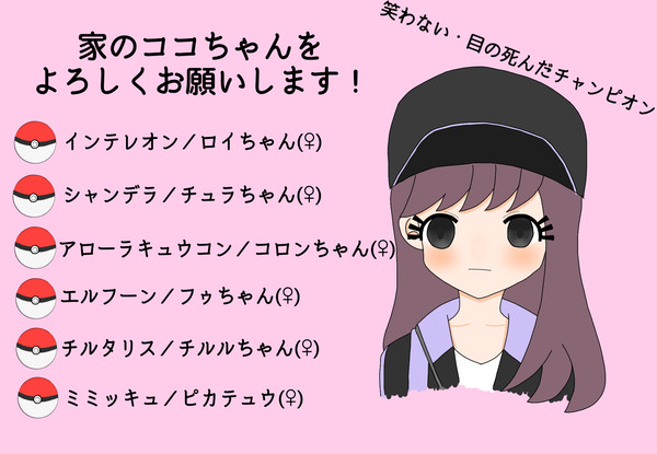 我が家の主人公ちゃん
