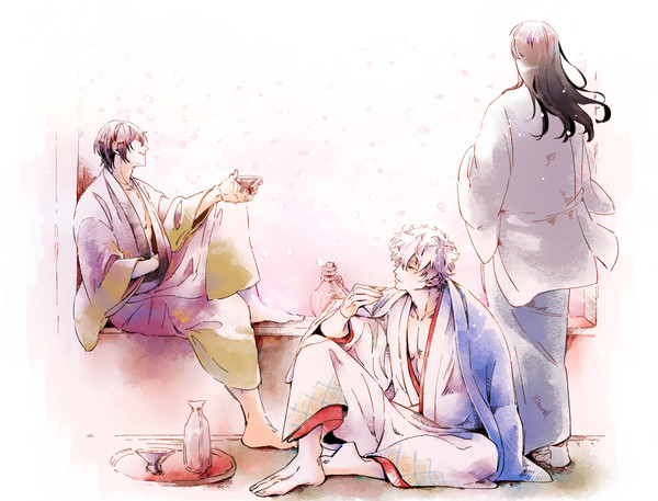 悪ガキと花見酒