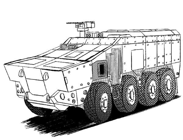 日本8*8装輪装甲車