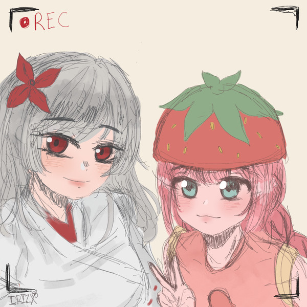 Me with Strawberry girl