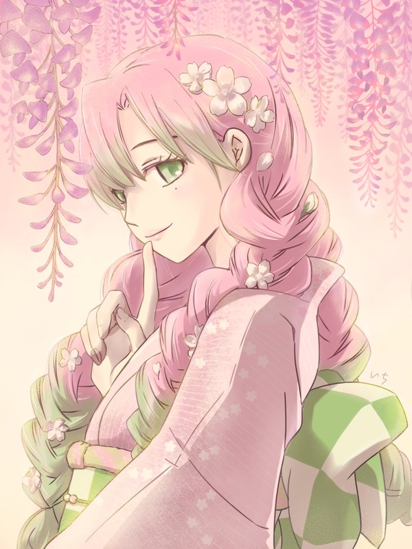 藤の里に咲く桜