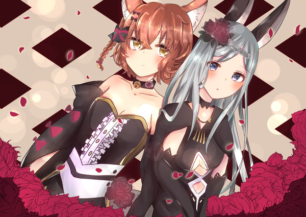 薔薇とおすましレッド