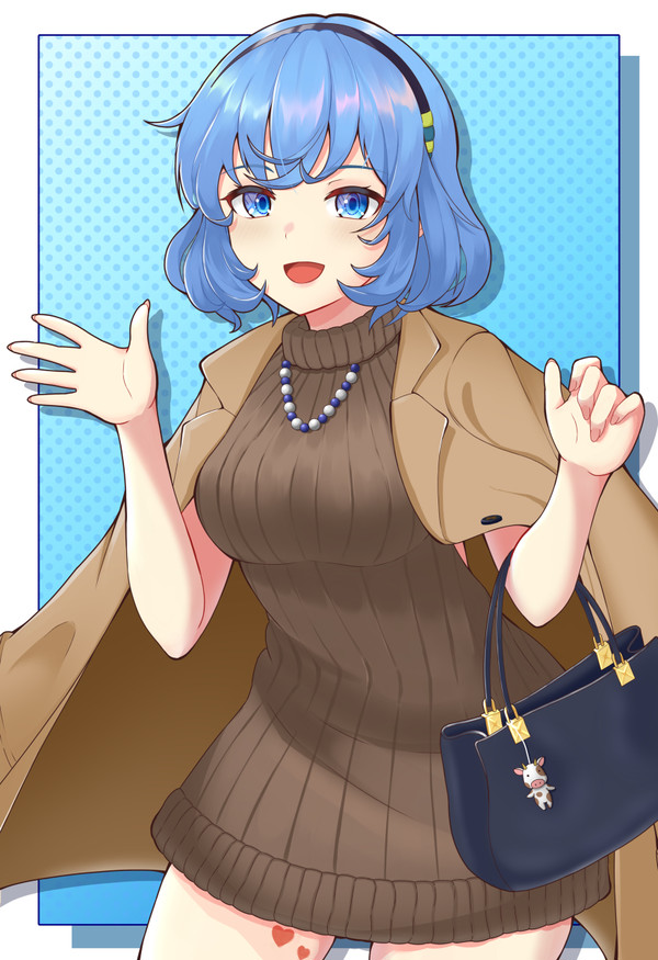 女部田郁子ちゃん私服（冬）