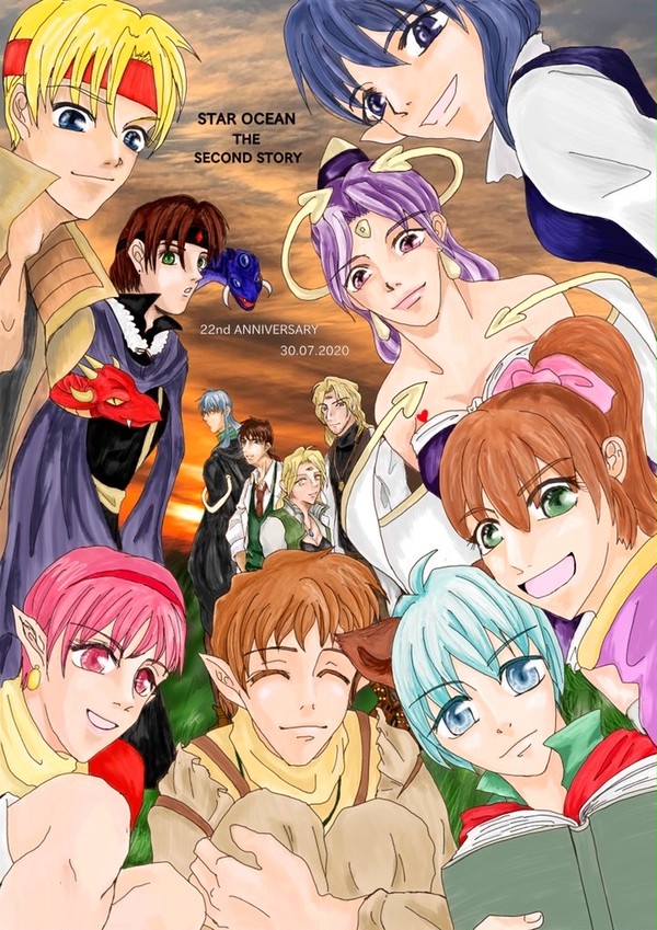 スターオーシャン セカンドストーリー 22周年絵