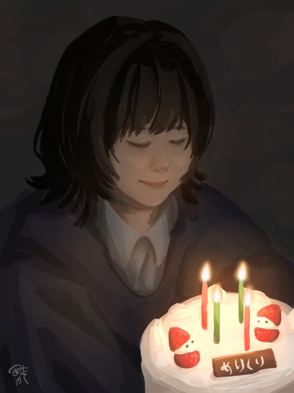 ケーキたべる