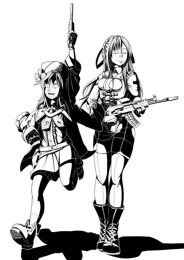 AK-12 and Nagant Revolver