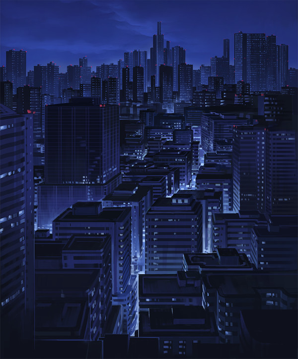 晴天前夜イラスト