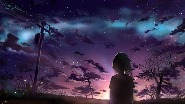 夜の星空