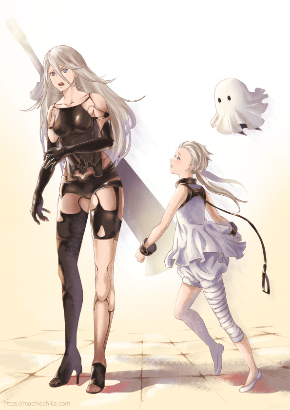 A2と白い少女