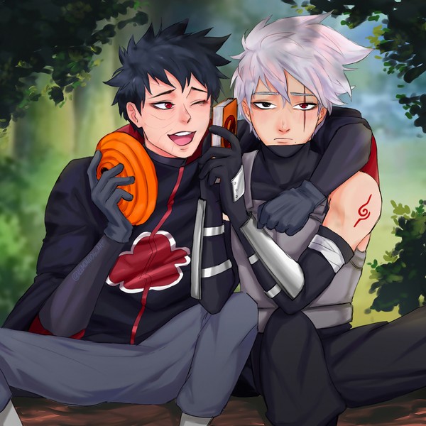 Obito and Kakashi (❤´艸｀❤)