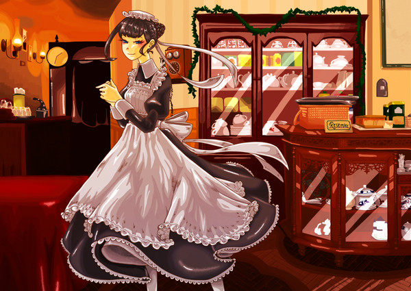 クラシカルなメイド喫茶