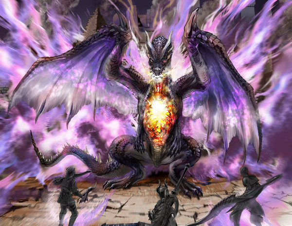 睥睨する黒き爆炎