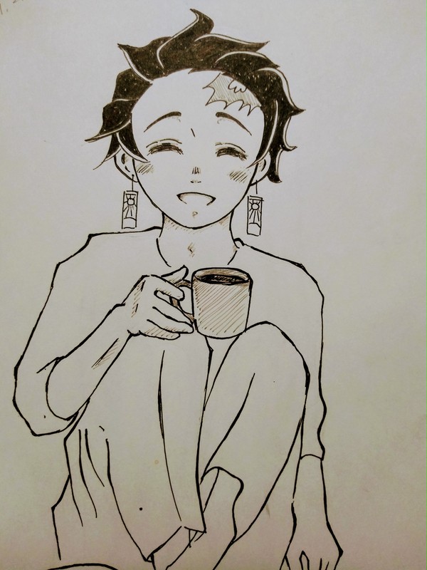 鬼滅の夢絵練習中