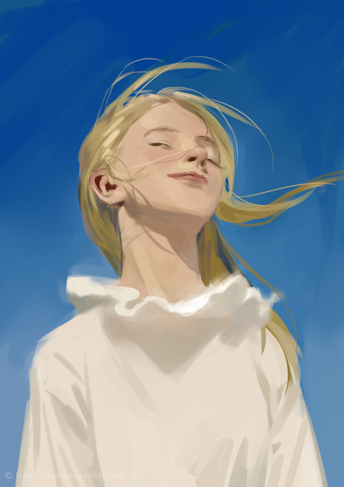 To enjoy the wind of life