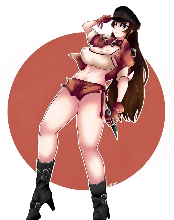 Soldier girl commission