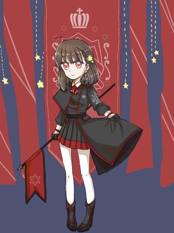 軍服風ガール