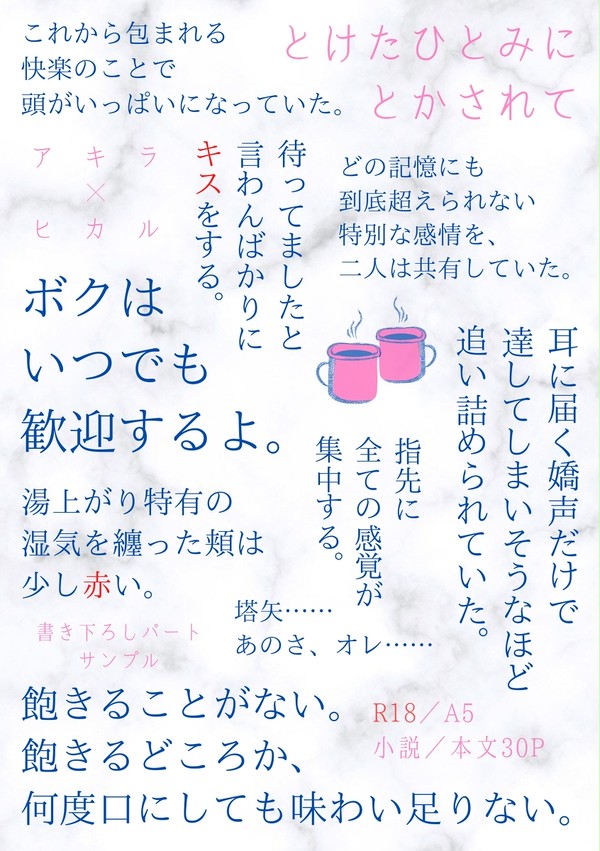 2/14「甘キス」お品書き