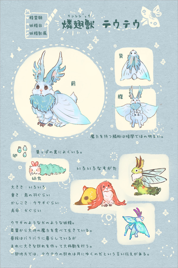 【ＰＦＭＯＨ】燐翅獣　テウテウ