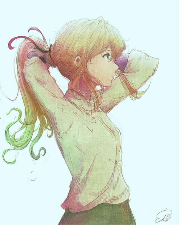 Illustration of her 1st arrival