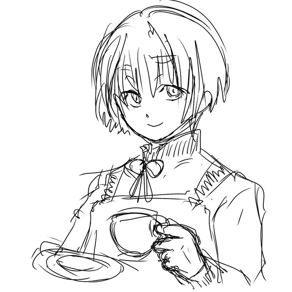 コーヒーを飲む