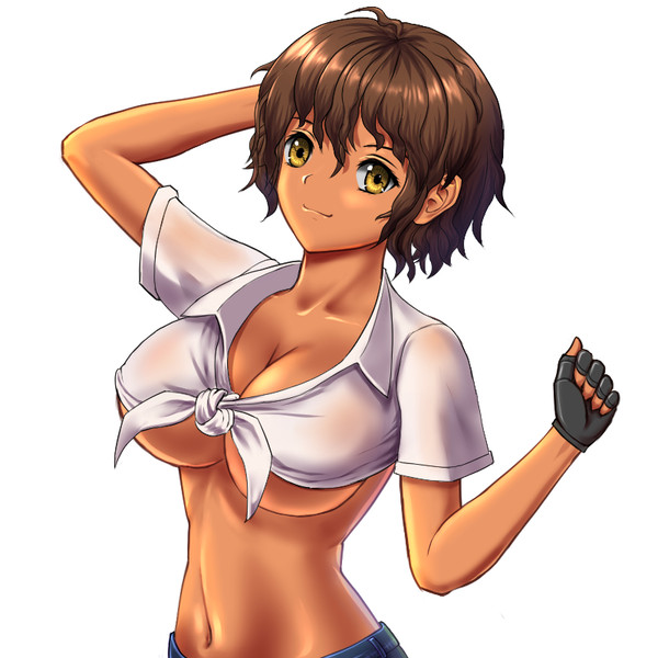 褐色娘さん