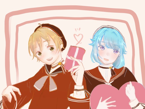 ショコラフェスともはじ🐰🍫