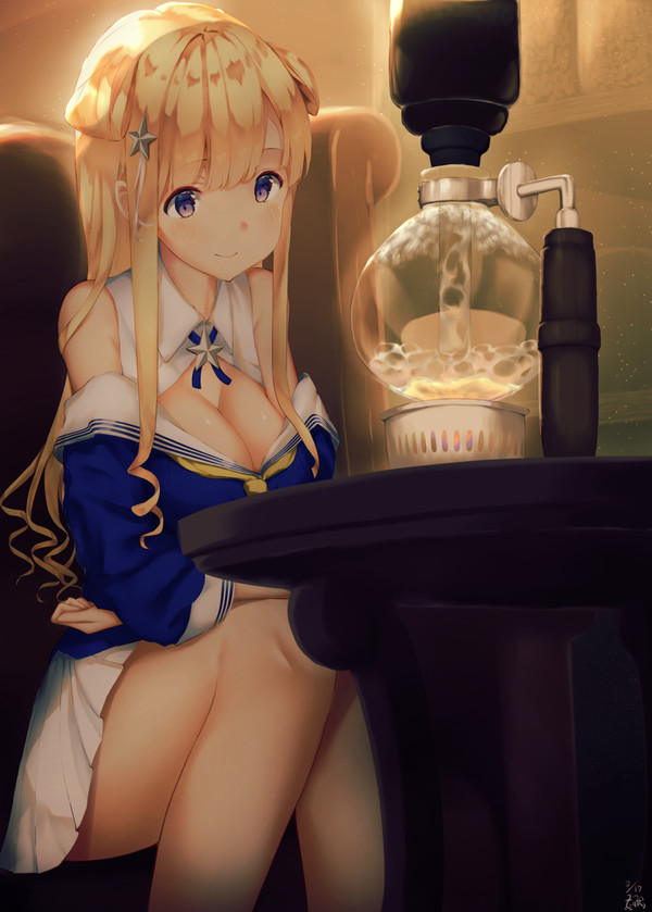 フレッチャーとコーヒーサイフォン