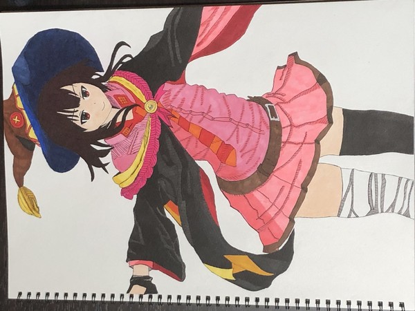 めぐみんを書きました！